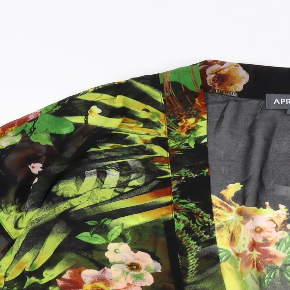 Apricot Womens Multicoloured Floral Polyester Cover Up Size M