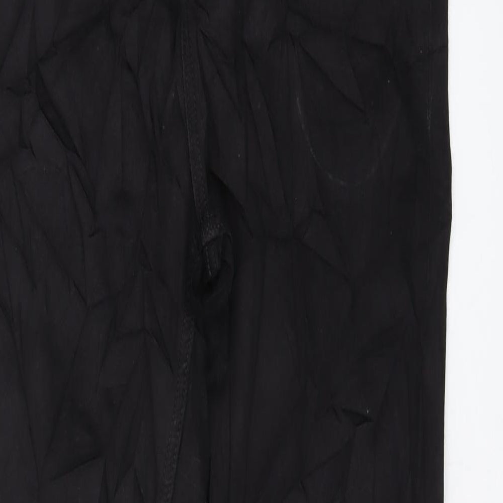Marks and Spencer Womens Black Cotton Skinny Jeans Size 12 L28 in Regular Button