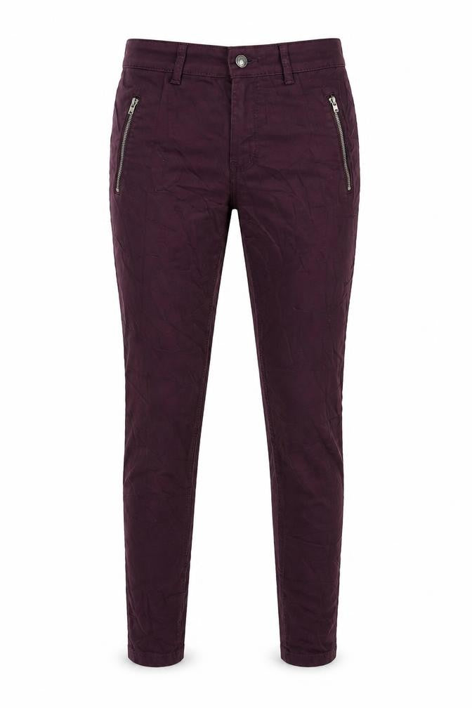 Marks & Spencer Womens Purple Cotton Skinny Jeans Size 12 L28 in Regular Button