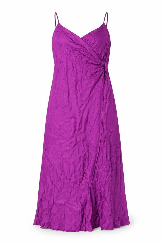 Zara Womens Purple Polyester A-Line Size XL V-Neck Zip