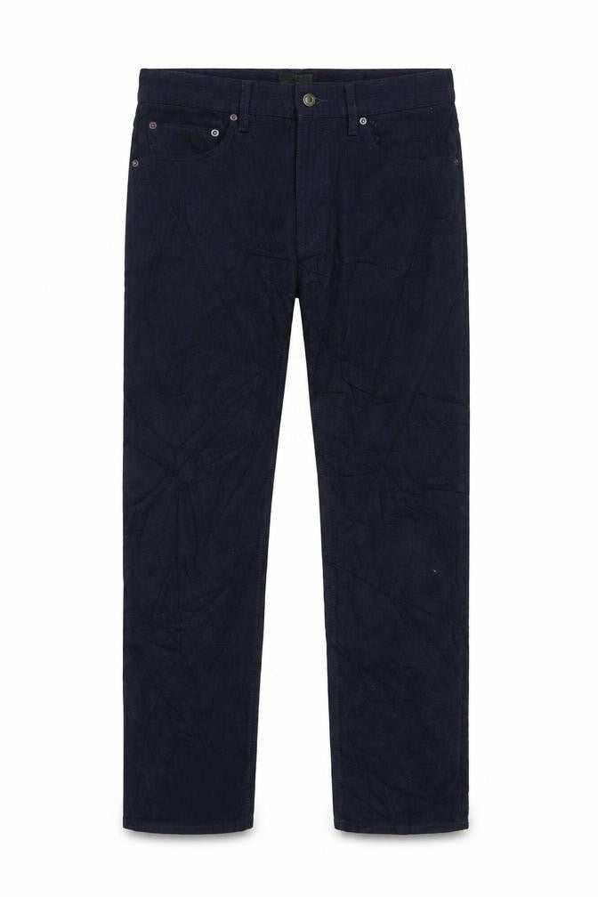 Garfield & Marks Mens Blue Cotton Trousers Size 32 in L29 in Regular Button