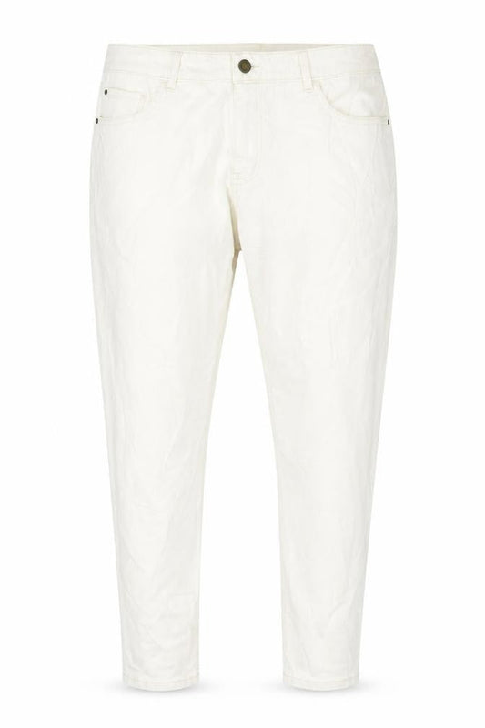 Marks & Spencer Womens Ivory Cotton Skinny Jeans Size 22 L30 in Regular Button