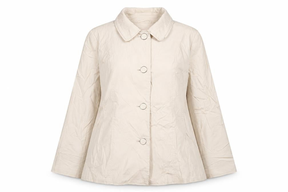 Per Una Womens Beige Jacket Size 16 Button