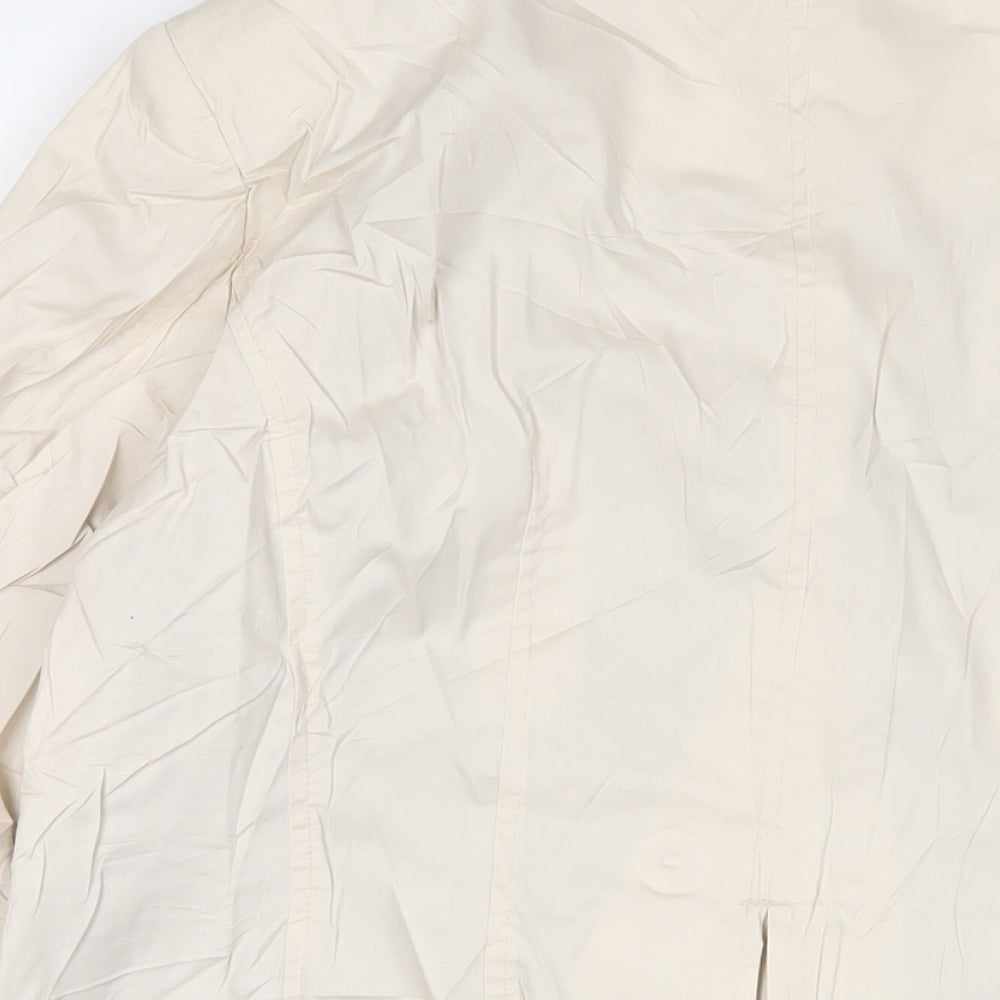 Per Una Womens Beige Jacket Size 16 Button