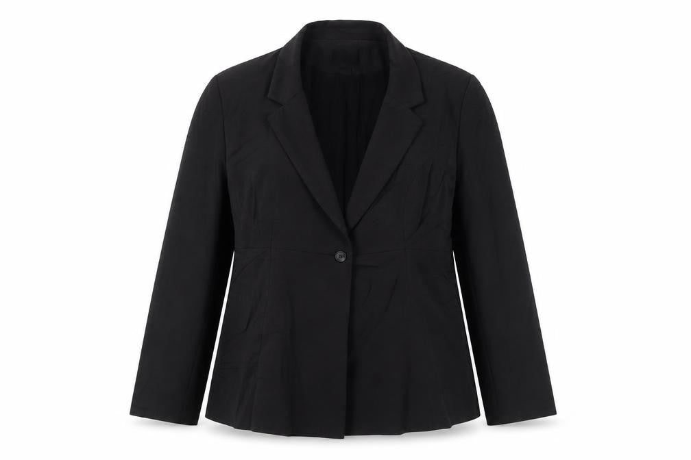 Seraphine Womens Black Jacket Blazer Size 16 Button