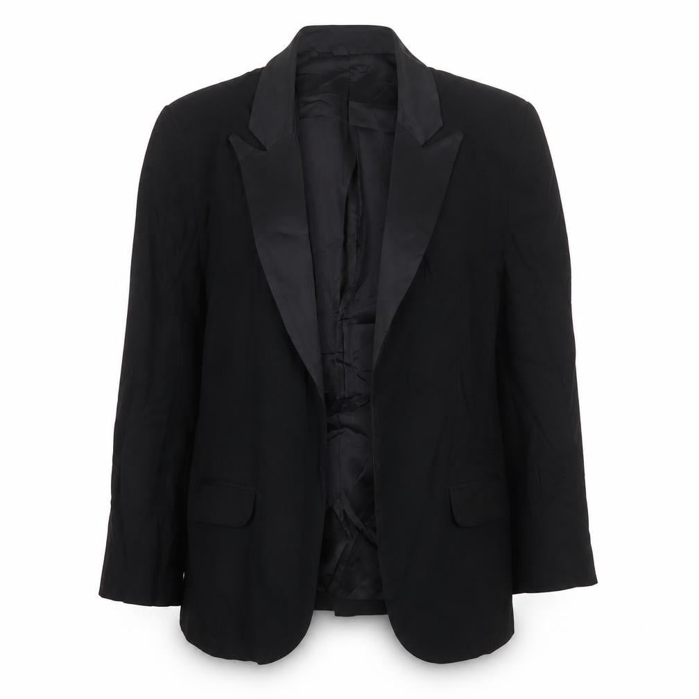 Topshop Womens Black Jacket Blazer Size 8 - Open