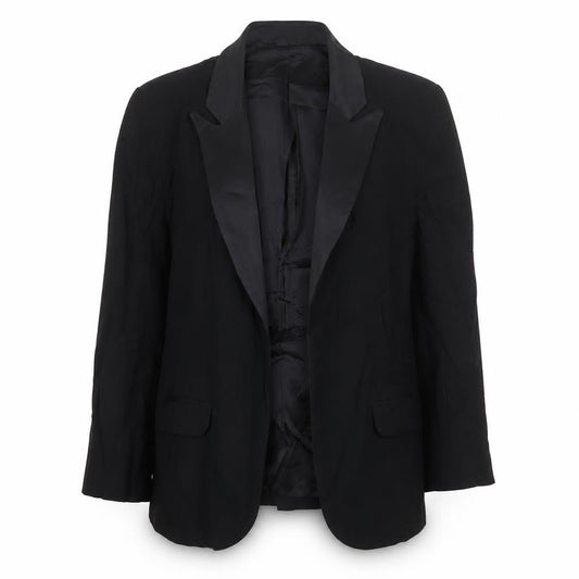 Topshop Womens Black Jacket Blazer Size 8 - Open
