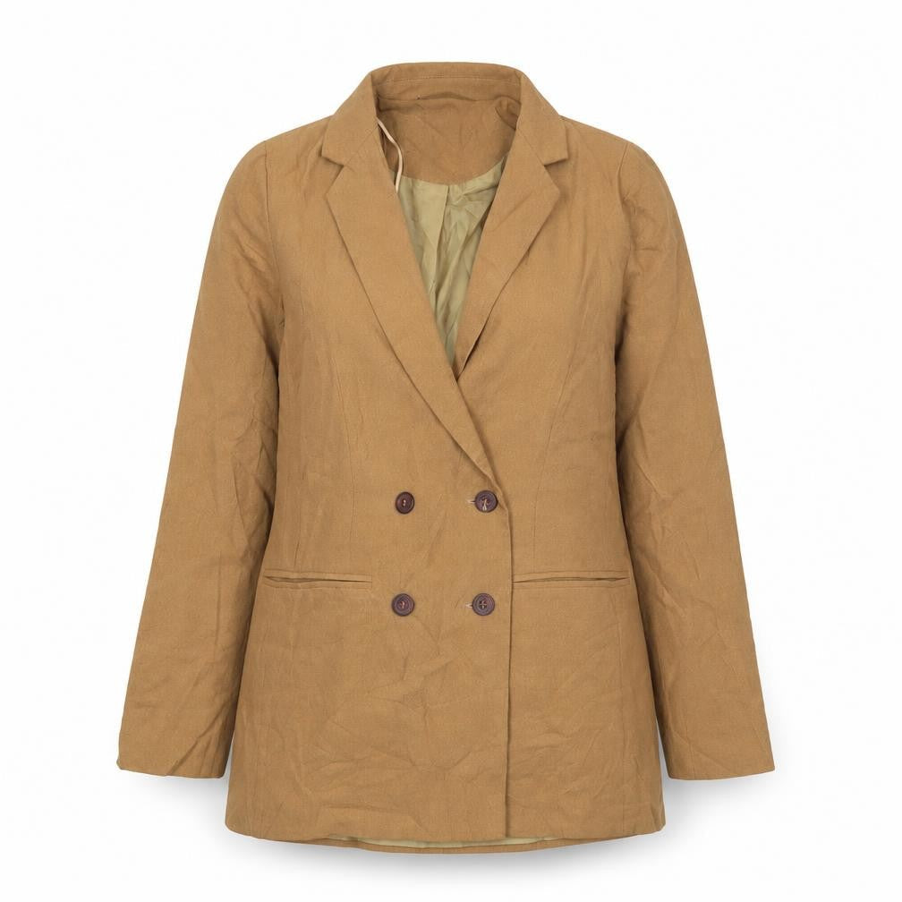New Look Womens Brown Jacket Blazer Size 8 Button