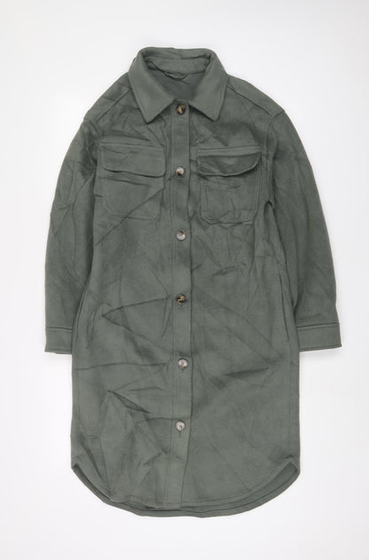Marks & Spencer Womens Green Jacket Size XS Button