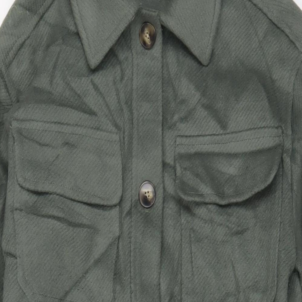 Marks and Spencer Womens Green Jacket Size XS Button