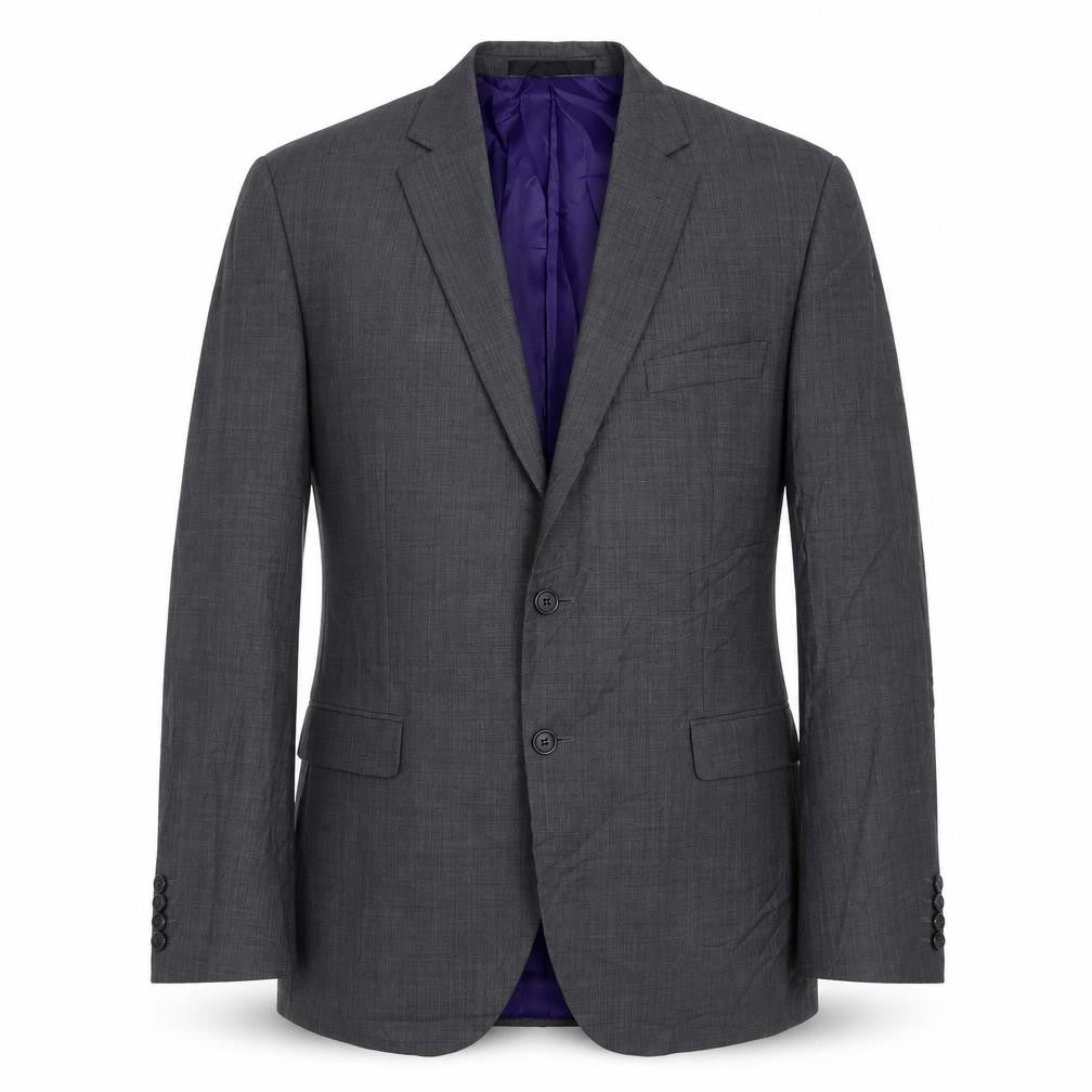 Marks & Spencer Mens Grey Polyester Jacket Suit Jacket Size 44 Regular