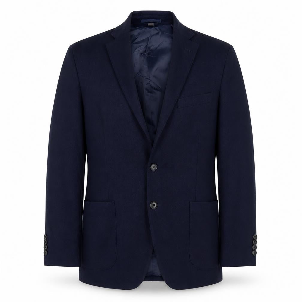 Marks & Spencer Mens Blue Polyamide Jacket Suit Jacket Size 42 Regular