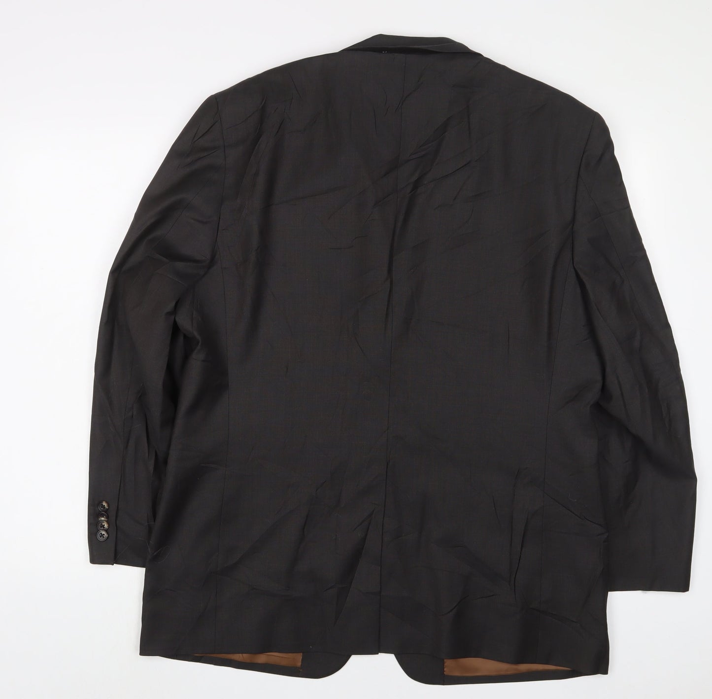 Greenwoods Mens Grey Wool Jacket Suit Jacket Size 42 Regular