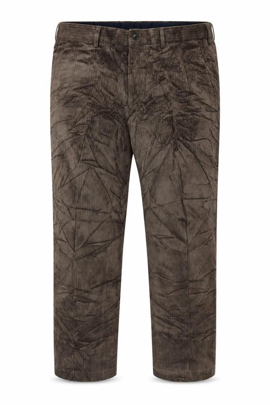 Marks & Spencer Mens Brown Cotton Sweatpants Trousers Size 40 in L29 in Regular Zip