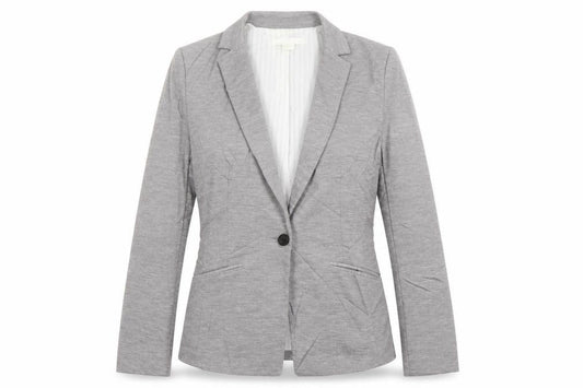 H&M Womens Grey Jacket Blazer Size 10