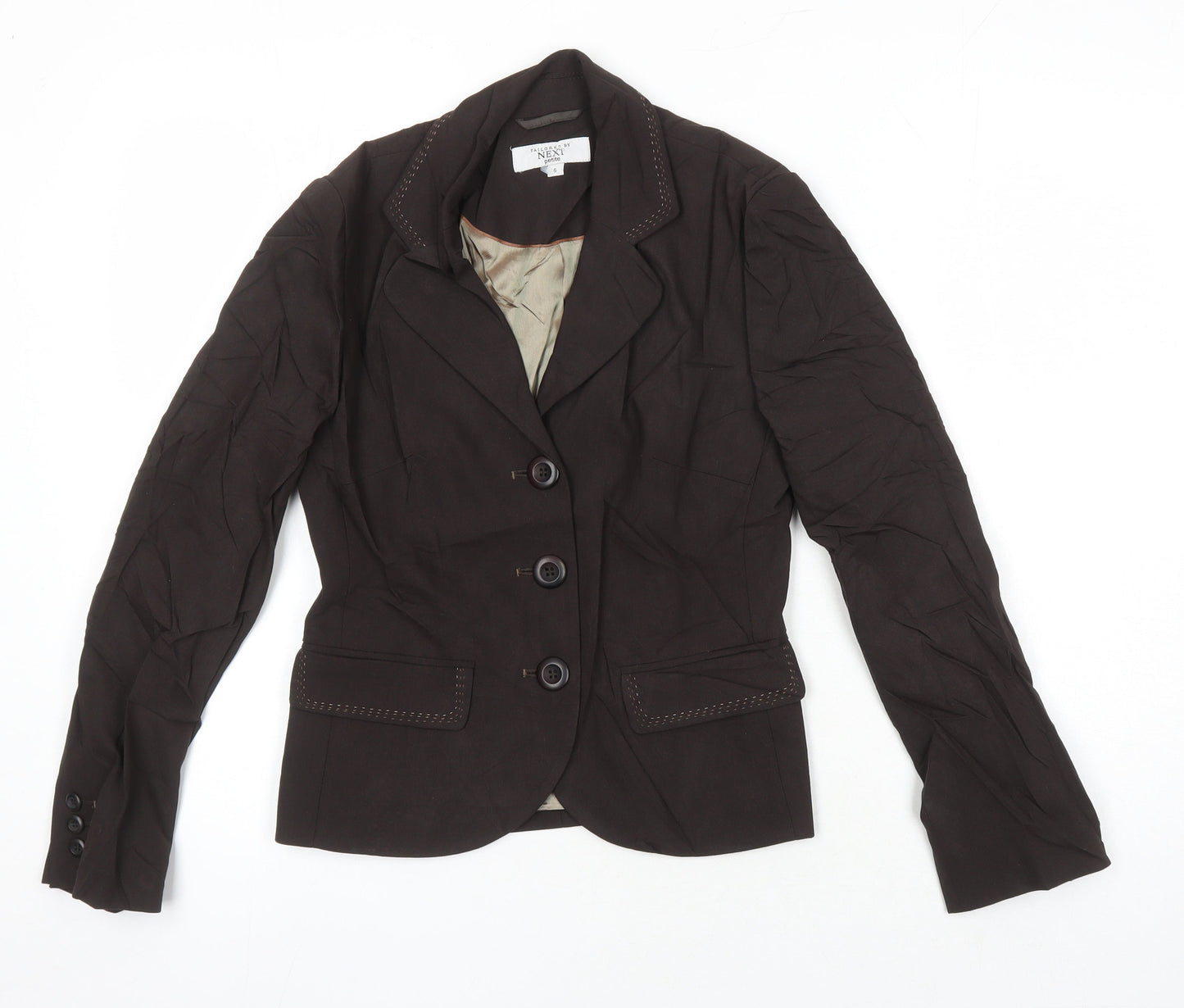 NEXT Womens Brown Jacket Blazer Size 6