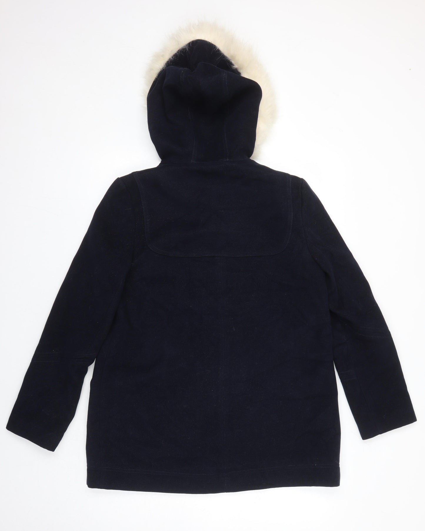 Topshop Womens Blue Overcoat Coat Size 10