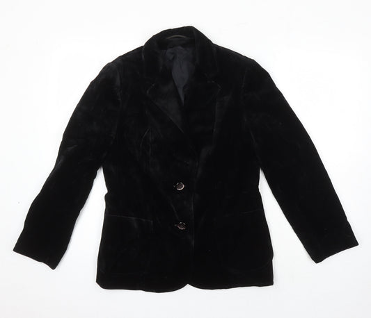 St Michael Womens Black Jacket Size 14