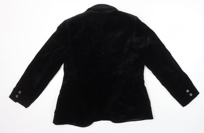 St Michael Womens Black Jacket Size 14