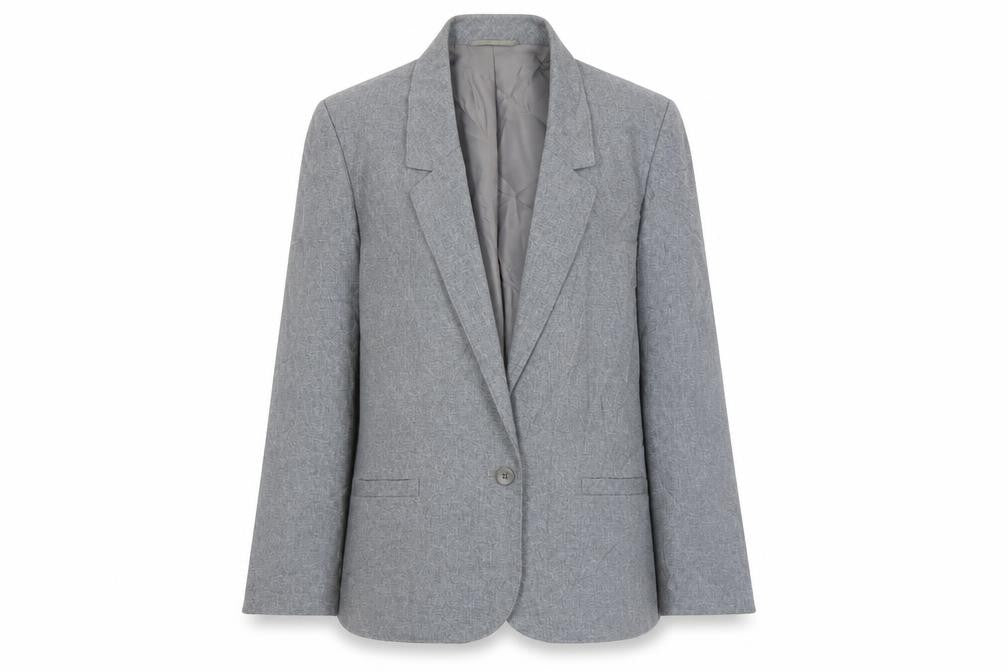 St Michael Womens Grey Jacket Blazer Size 14