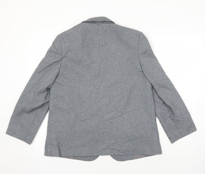 St Michael Womens Grey Jacket Blazer Size 14