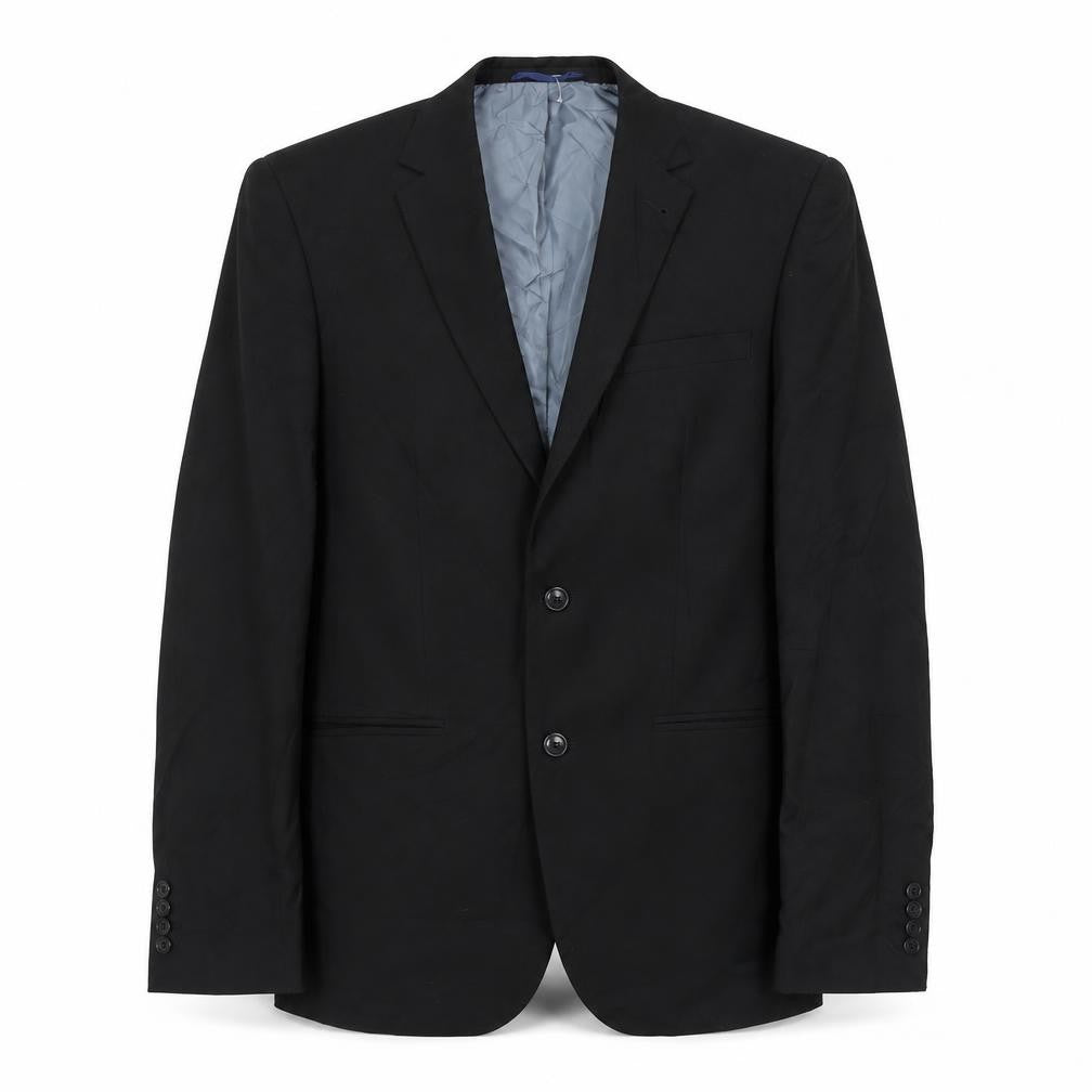 Burton Mens Black Polyester Jacket Suit Jacket Size L Regular