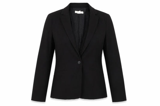 H&M Womens Black Jacket Blazer Size 8
