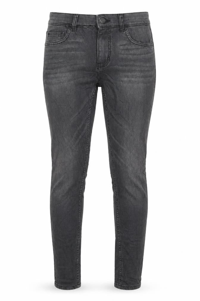 Marks & Spencer Womens Grey Cotton Skinny Jeans Size 8 L27 in Regular