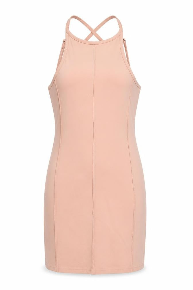Public Desire Womens Pink Cotton Mini Size 14 Halter Pullover - Backless