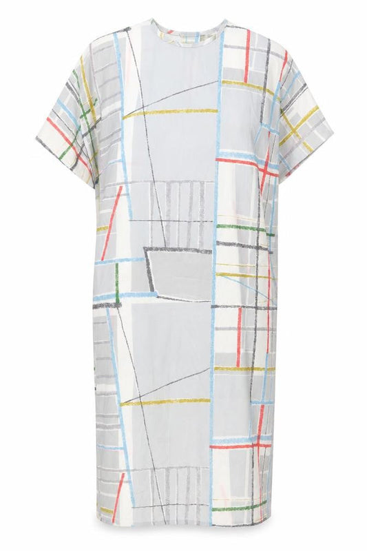 Native Youth Womens Multicoloured Polyester Shirt Dress Size S Round Neck