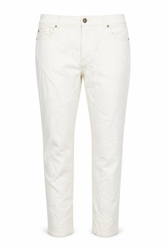 Marks & Spencer Womens Ivory Cotton Skinny Jeans Size 16 L32 in Regular Zip