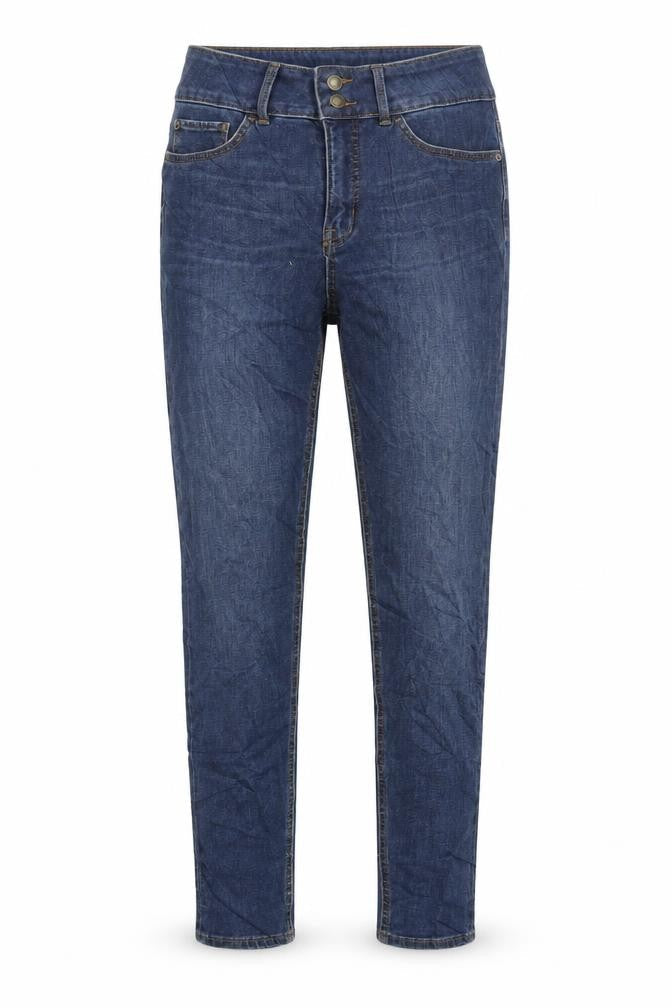 Marks & Spencer Womens Blue Cotton Skinny Jeans Size 10 L30 in Regular Zip