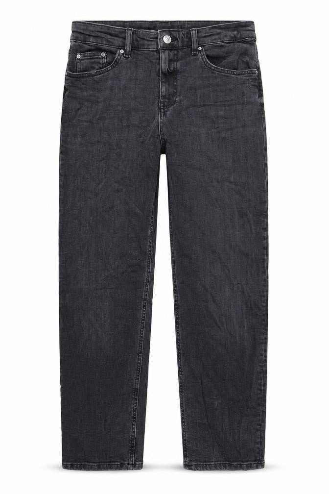 Marks & Spencer Womens Blue Cotton Straight Jeans Size 6 L30 in Regular Zip