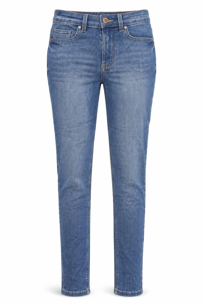 Marks & Spencer Womens Blue Cotton Skinny Jeans Size 8 L29 in Regular Zip