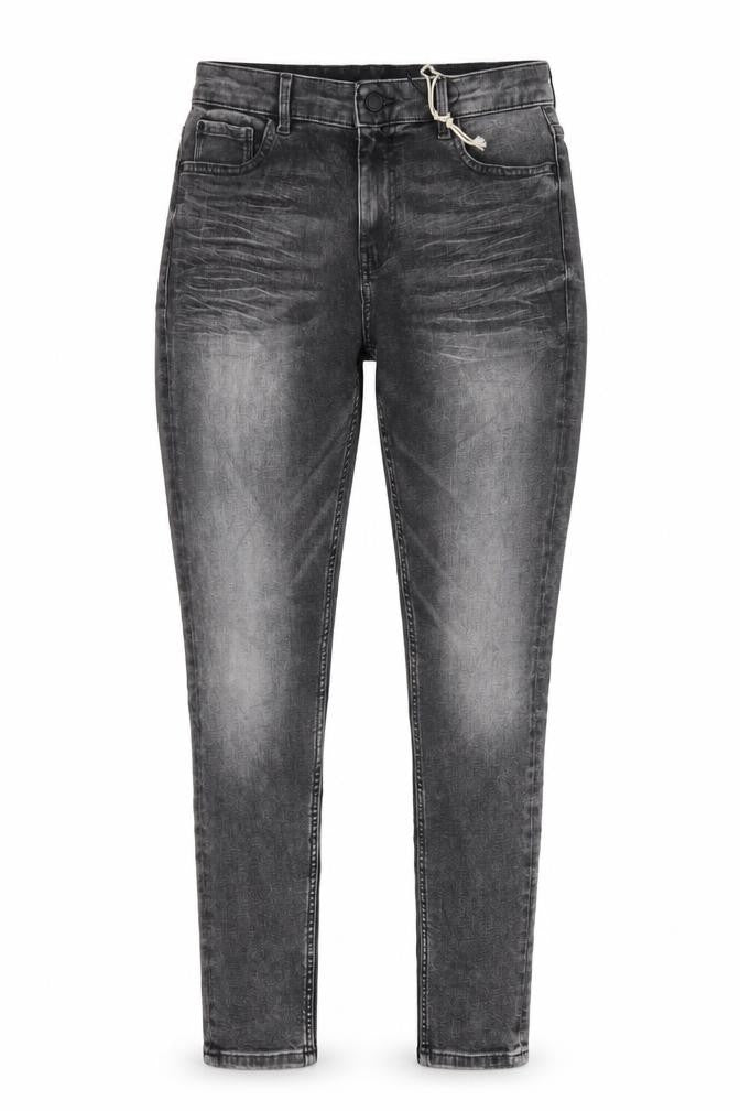 Marks & Spencer Womens Grey Cotton Skinny Jeans Size 10 L26 in Regular Zip