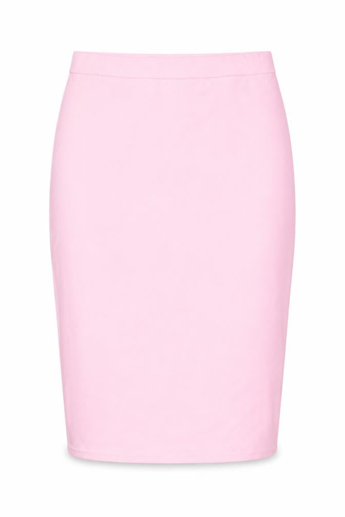 Fashionkilla Womens Pink Polyester Straight & Pencil Skirt Size 12