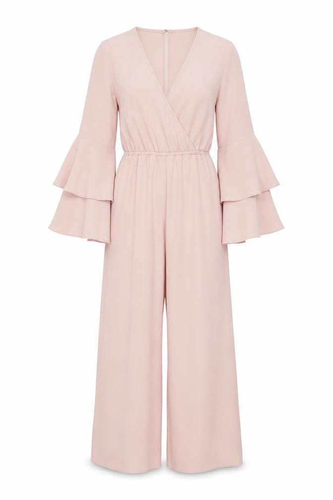 River Island Womens Pink Polyester Jumpsuit One-Piece Size 10 L20 in Zip