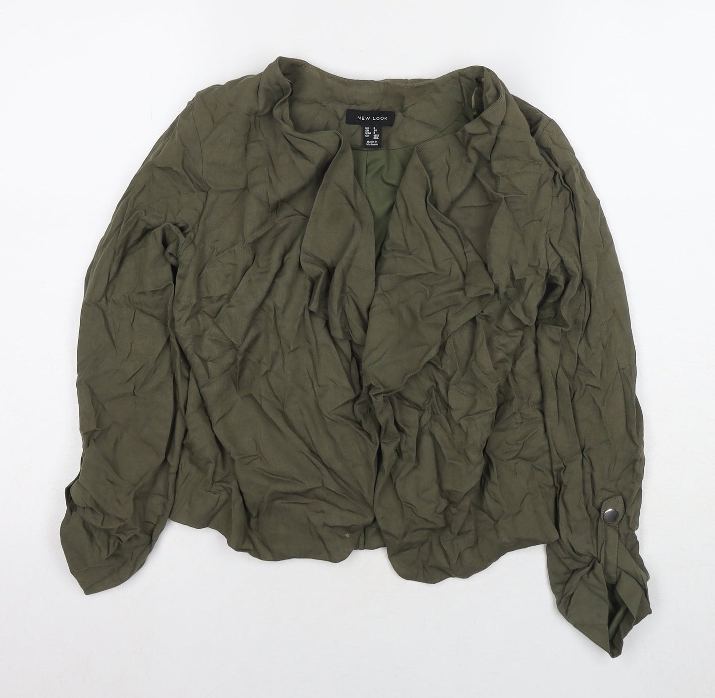New Look Womens Green Jacket Blazer Size 6