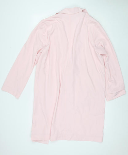 Preloved Hauber Womens Pink Jacket Size 14 Button - Back