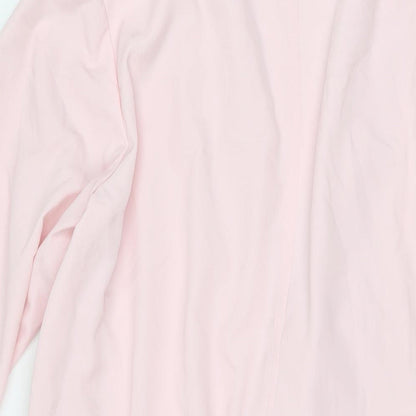 Preloved Hauber Womens Pink Jacket Size 14 Button - Label
