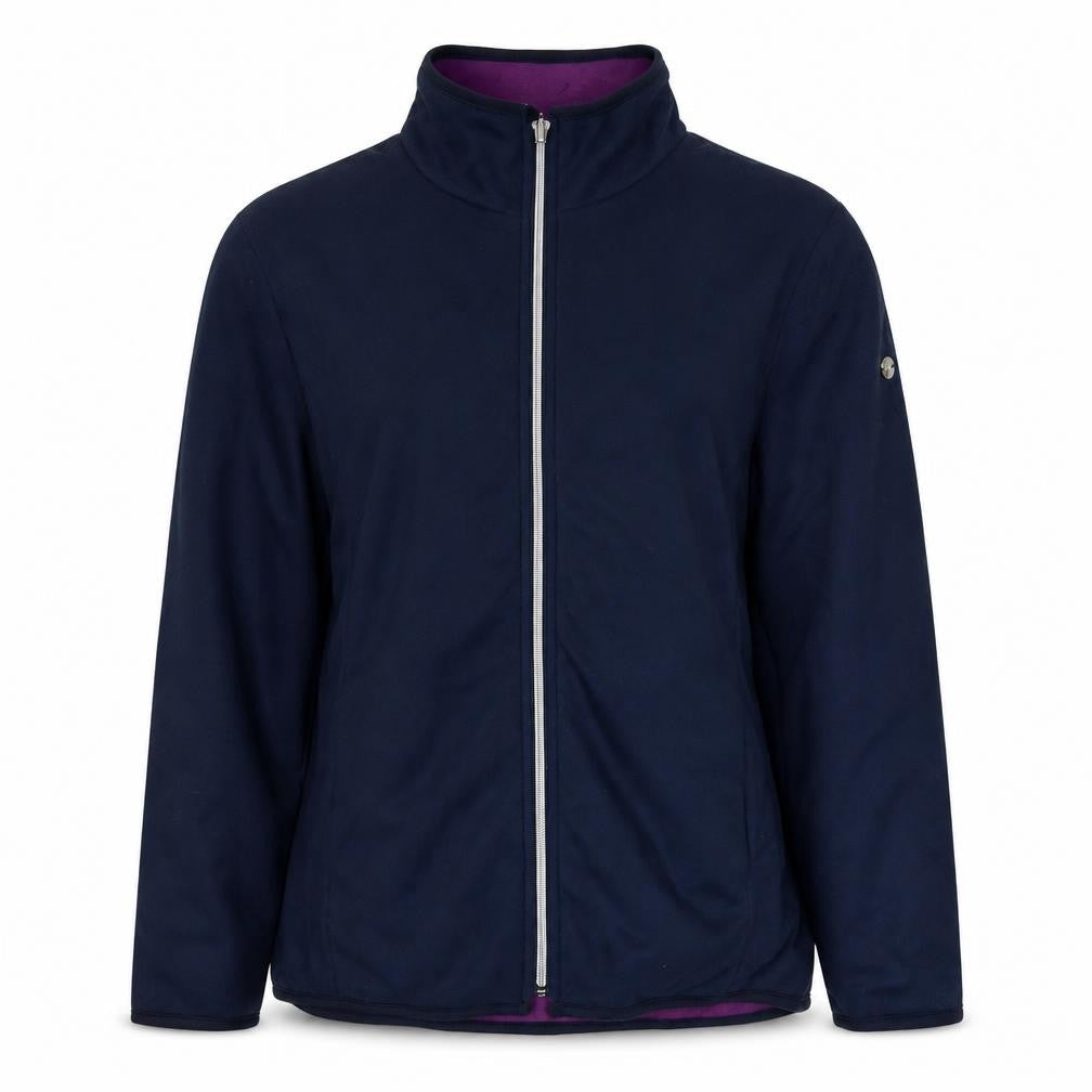 Anne de Lancey Womens Blue Jacket Size M Zip - Reversible