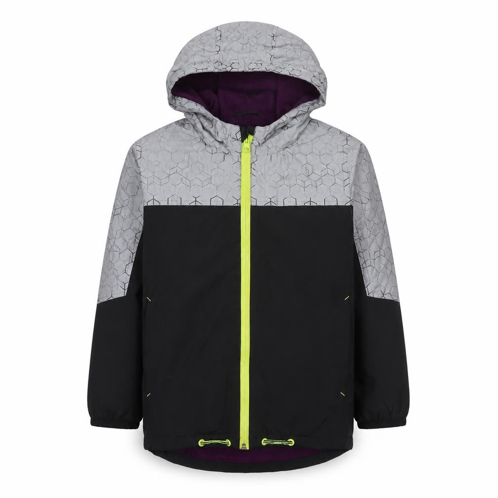 Baker Boys Black Colourblock Jacket Size 7 Years Zip