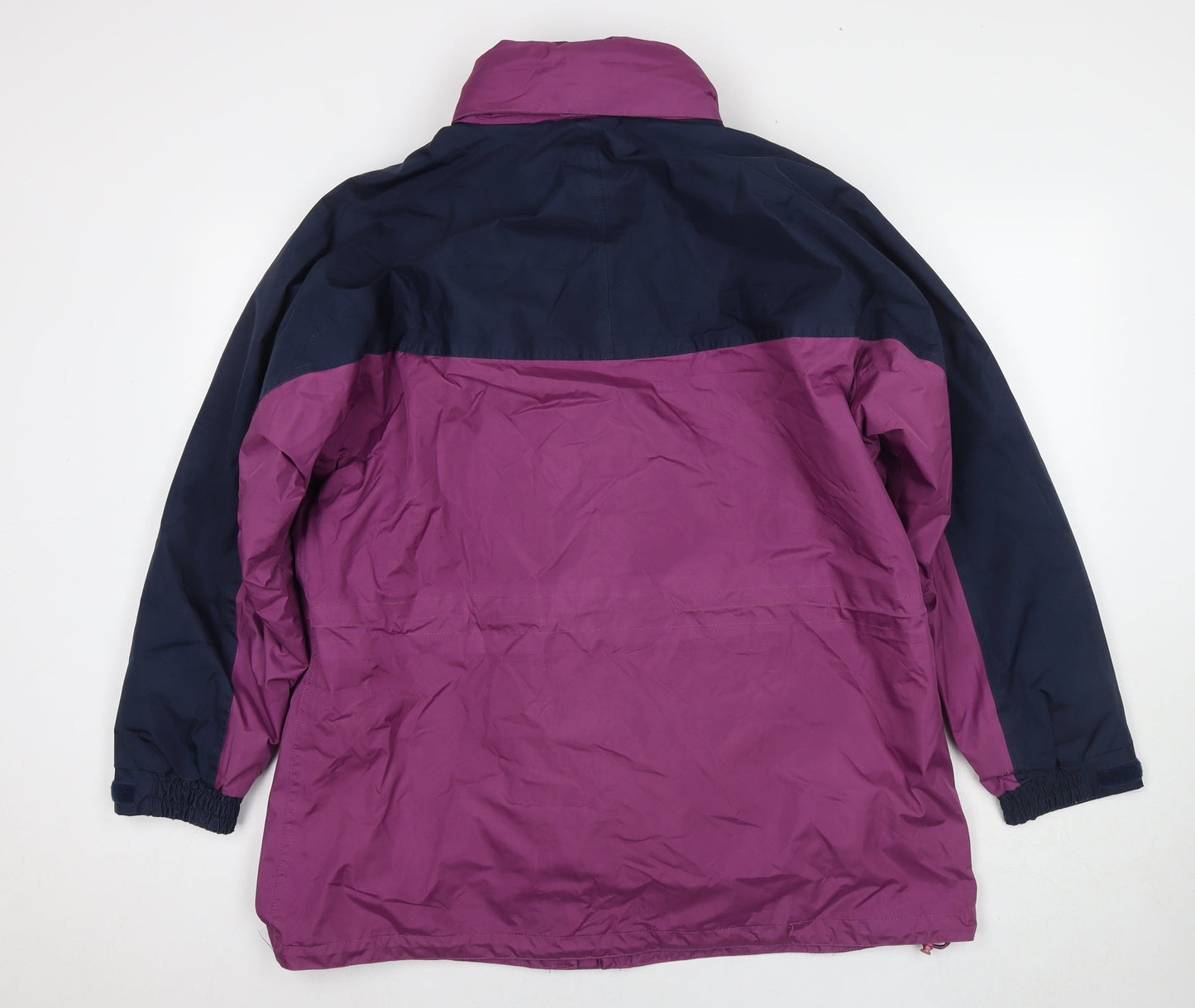 Casual Comfort Womens Purple Jacket Size 18 Zip - Detachable Fleece