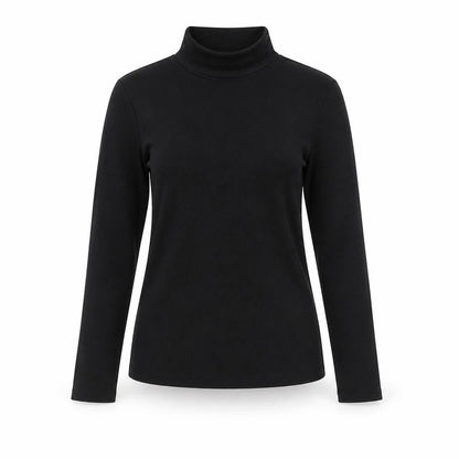 Edge Street Womens Black Polyester Basic T-Shirt Size 10 Round Neck
