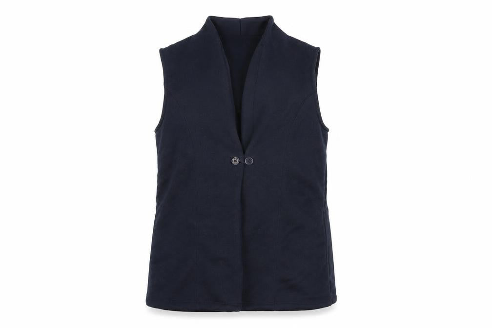 TIGI Womens Blue Gilet Jacket Size 10 Button