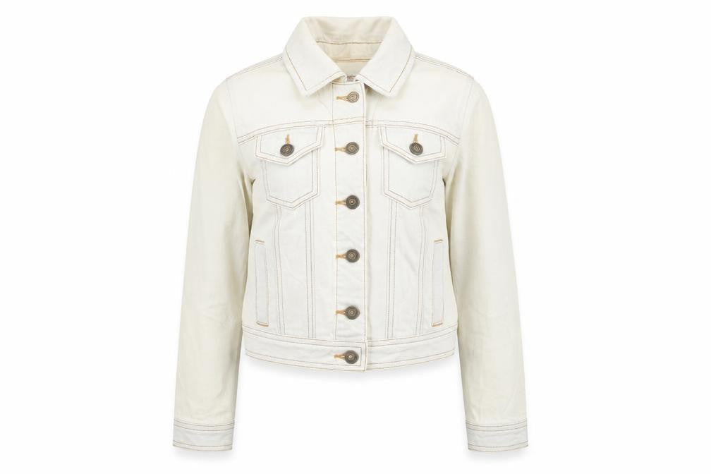 I Love H81 Womens Blue Jacket Size S Button