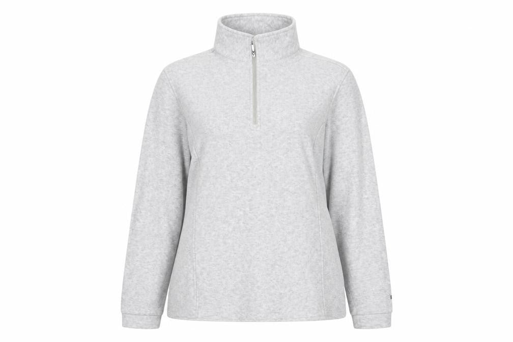 Wannabee Womens Grey Polyester Pullover Sweatshirt Size XL Zip