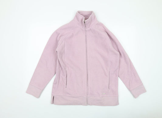 Alice Collins Womens Pink Jacket Size 12 Zip