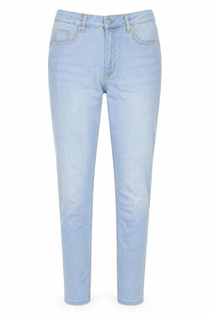 NA-KD Womens Blue Cotton Skinny Jeans Size 12 L28 in Regular Button