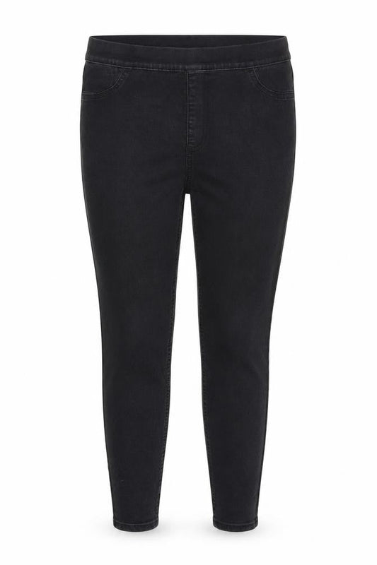 Marks & Spencer Womens Grey Cotton Jegging Jeans Size 14 L26 in Regular